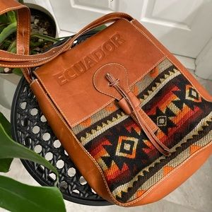 Unique Tribal print Native American made purse